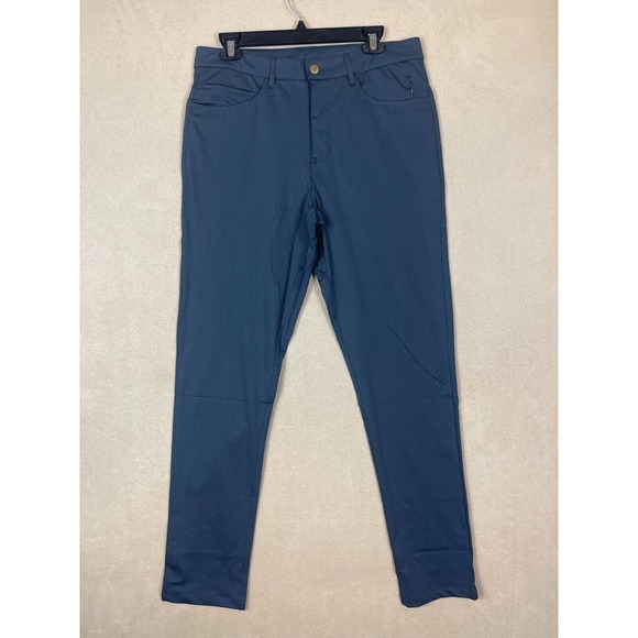 Barbell Slim Fit Performance Pants Mens 32 Mid Rise Stretch - Picture 1 of 13